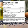 Mulittea Black Seed Oil 1000mg – Cold-Pressed Black Cumin (Nigella Sativa) Capsules – 3% Thymoquinone – Omega 3 6 9 – 120 Softgels - 2 of 4