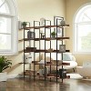 KTMBDW Triple Wide 5 Tier Bookshelf, 70.9" Tall Bookcase, Modern Bookcases and Bookshelves Furniture for Bedroom, Living Room and Home Office - 2 of 4