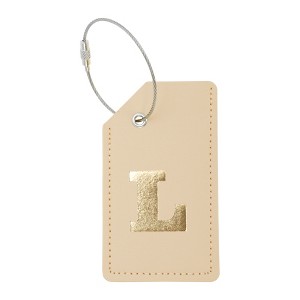 Unique Bargains Luggage Tag Khaki 1 Pc - 1 of 4