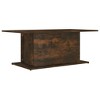 vidaXL Coffee Table Smoked Oak 40.2"x21.9"x15.7" Engineered Wood - 2 of 4