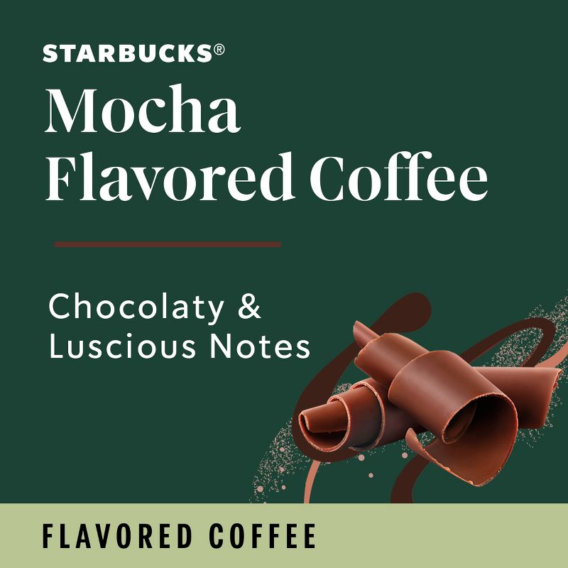 Starbucks Mocha Flavored Medium Roast Ground Coffee - 11oz, 3 of 7