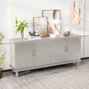 70.07''Large Size 4-Door Cabinet, Same as Living Room, Kitchen, Bedroom, Hallway - 2 of 4