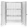 Shelving.com 18"d x 48"w x 64"h Chrome Wire Security Cage - 4 of 4