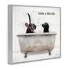 Stupell Industries Scrub-A-Dub-Dub Dog Bath Framed Giclee Art - 2 of 4