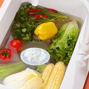 Fruit and Vegetable Cleaning Machine,Portable Vegetable Fruit Cleaner Washer,Fruit Cleaner Device,USB Rechargeable Food Purifier for Home White - 1 of 4