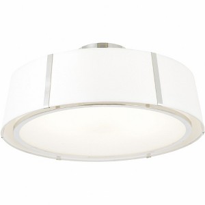 Crystorama Lighting Fulton 6 - Light Flush Mount in  Polished Nickel - 1 of 4