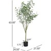 160CMARTIFICIAL EUCALYPTUS LEAVES BONSAI - 3 of 3