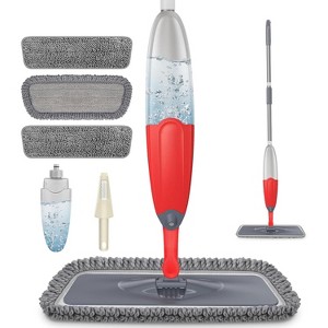 Spray Mop for Pet Hair & Dust - Wet Mop with 3 Washable Pads, Effectively Captures Pet Hair on Hardwood, Tile & Vinyl Floors - 1 of 4