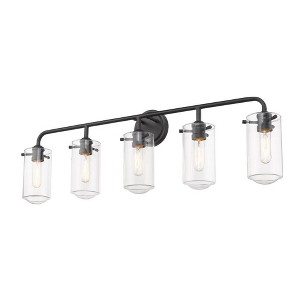 Z-Lite Delaney 5 - Light Vanity in  Matte Black - 1 of 1