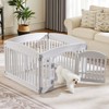 Musment Dog Playpen Safe & Secure Indoor/Outdoor Pet Fence | Folding & Portable | Ideal for Small to Medium Dogs | Easy to Clean - 3 of 4