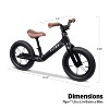 Radio Flyer Ultra Lite 12" Kids' Balance Bike - Black - 3 of 4