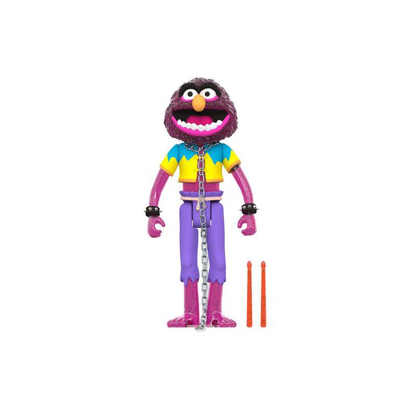 Super7 - The Muppets ReAction Figures Wave 1 - Electric Mayhem Band - Animal (Glitter), 3 of 5