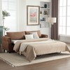 80.7'' U_Style 2-in-1 Sofa Bed Sleeper with Large Mattress and Rivet-Detail Armrests - 4 of 4