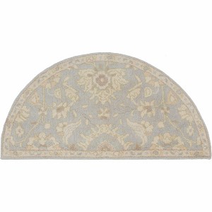 Hauteloom Copen Beige Floral Wool Rug - 1 of 4
