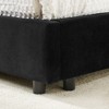 PAGED Full Size Sofa Bed Upholstered Tufted Bed Frame with Comfortable Backrest and Armrests, Easy Assembly, Noise Free - 3 of 4