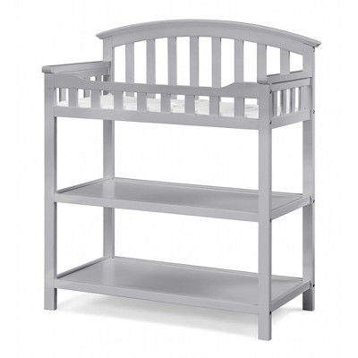 grey baby changing table