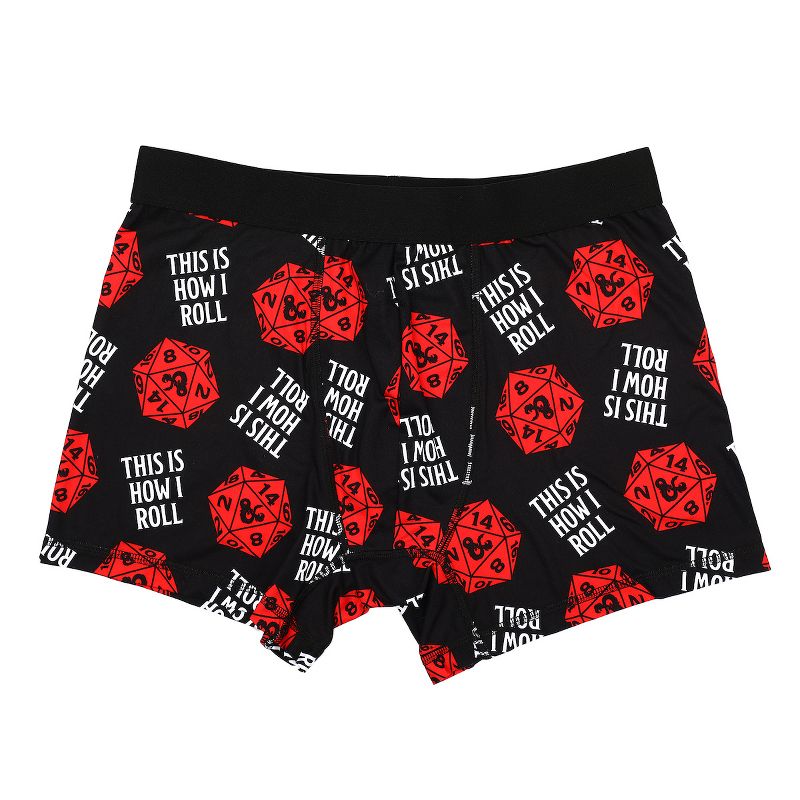 Dungeons & Dragons This Is How I Roll Multipack Men's Boxer Briefs Underwear, 4 of 5