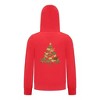 Everyday Kids Christmas Collection Dinosaur Tree Boys Zip Up Hoodie – Holiday Sweatshirt - 4 of 4
