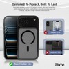 iHome Magsafe Velo Case for iPhone 17 Pro Max, Shockproof, MagSafe Compatible, Camera Guard, Black - 2 of 4