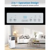 8,000 BTUs 3-In-1 Portable Air Conditioner, Fan, LED Display, Remote Control - 2 of 4