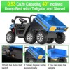 24 Volt 2 Seater Ride On Toys, 4WD 6 Wheels Electric Ride On UTV Cars for Big Kids,Ride On Dump Truck w/ Remote Control,Battery Display,Bluetooth,USB - 3 of 4
