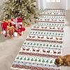 GustoWave Snowflake Christmas Holiday Decorative Area Rug for Bedroom Living Room, Colorful - 3 of 4