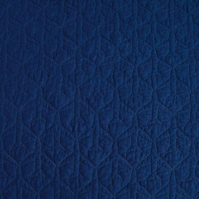Navy Blue Cotton Twin Airplane Quilt Set with Decorative Pillows