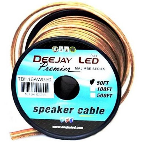 DEEJAYLED 16GA 50FT SPEAKER WIRE SPOOL - image 1 of 1