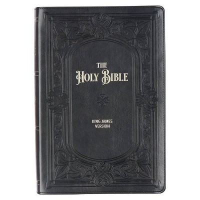 Kjv Holy Bible, Giant Print Full-size Faux Leather Red Letter Edition ...