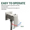 Cobbe Wall Mounted Adjustable Temperature Handheld Bidet Sprayer for Toilet Bathroom Toilet Bidet Attachment Set for Hygienic Cleaning Brushed Nickel - 4 of 4