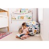 CreativeQT Stuff 'n Sit Large 33'' Bean Bag Storage Cover for Stuffed Animals & Toys - Multicolor Dinosaur Print - Toddler & Kids - 4 of 4