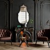 Beautyolove Vintage Black Wood Framed Decorative Wall Mirror - 3 of 4