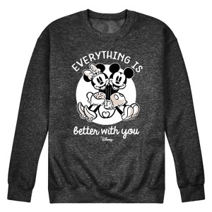 Men's - Disney - Mickey & Friends Graphic Fleece Sweatshirt - 1 of 4