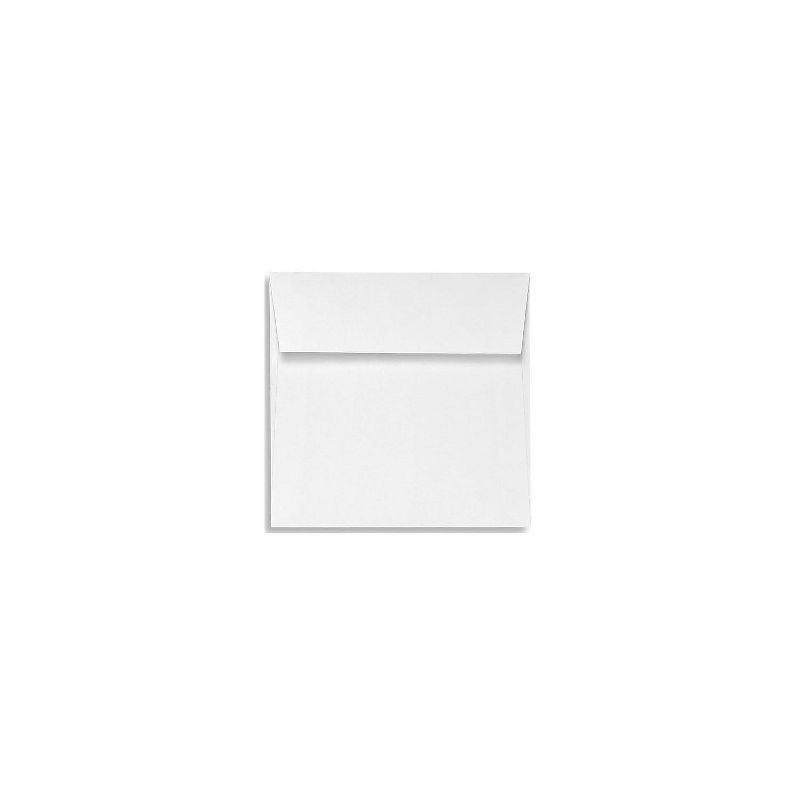 LUX 5 1/2 x 5 1/2 Square Envelopes 70lb. Bright White 10902-500, 1 of 2