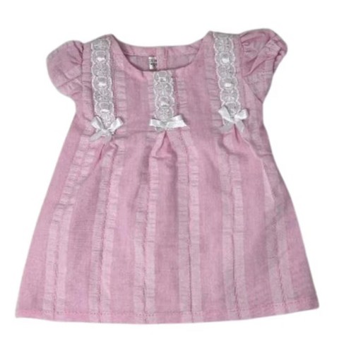 Детские куклы Doll Clothes Superstore Pink Seersucker Nightgown for 15–16 Inch Cabbage Patch Kid and Baby Dolls