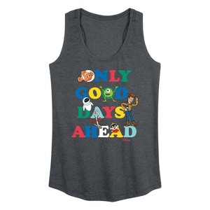 Women's - Disney - Only Good Days Ahead Graphic Racerback Tank - 1 of 4