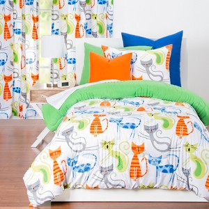 Smarty Cat Comforter Set (Twin) - Learning Linens