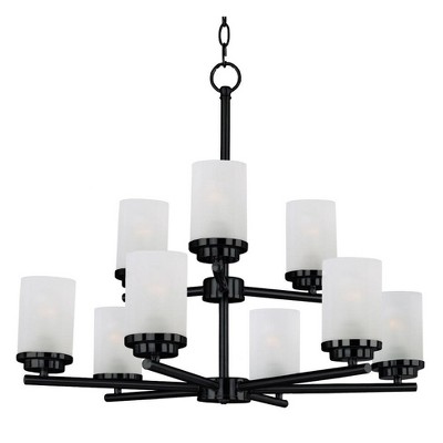 Maxim Lighting Corona 9 - Light Chandelier in  Black