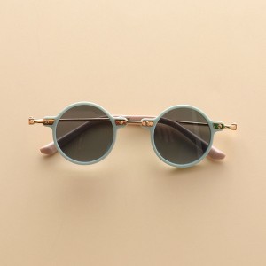 MyKids-Usa Kids Small Frame Design Vintage Style Metal Sunglasses - 1 of 4