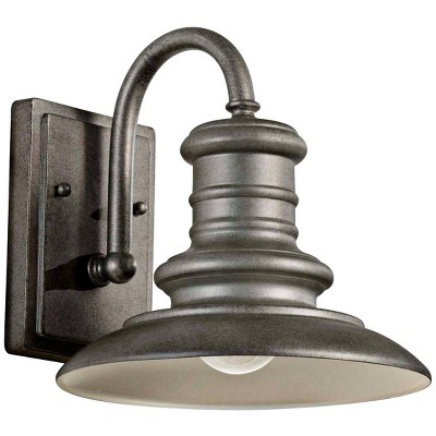 Feiss Redding Station 9" Tarnished Outdoor Wall Lantern