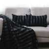 Cheer Collection Luxurious Faux Fur Throw Pillows Set of 2 - 2 of 4