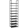 Attop 10 Tiers Shoe Rack 20-25 Pairs Sturdy Shoe Shelf for Bedroom, Closet, Garage, Hallway - 4 of 4
