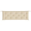 vidaXL Garden Bench Cushion Beige 59.1"x19.7"x2.8" Oxford Fabric - 4 of 4