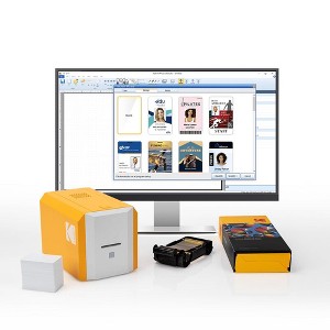 KODAK Photo ID Card Printer, Compact and Easy to Use, Color Ribbon and 100 Cards Included - 1 of 4