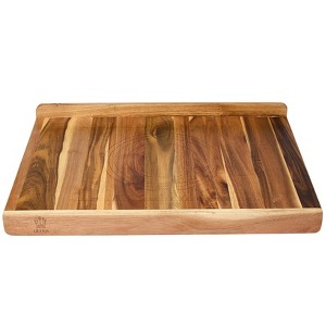 The Lakeside Collection Large Multipurpose Reversible Wood Cutting Board - 1 of 3
