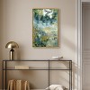 Art Remedy Green Moss Monet Garden Green Abstract Wall Art Framed - 2 of 4