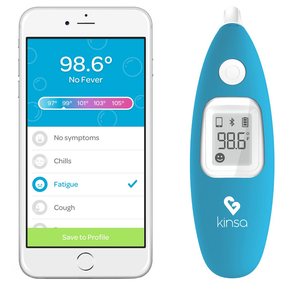 kinsa ear thermometer with app