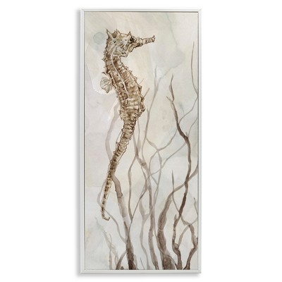 Stupell Industries Vigilant Seahorse Ocean Wildlife, 13" x 30"