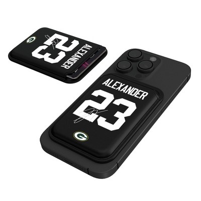 Keyscaper NFL Green Bay Packers Players Game Tactic Black Magnetic Credit Card Wallet