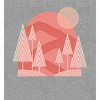 Adventure Society Mountain & Pine Trees Adult Crew Neck Long Sleeve Tee - 2 of 2